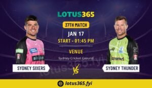 Read more about the article Big Bash League Alert: Sixers vs. Thunder – Match Insights and Predictions